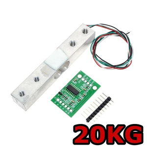 <strong>Digital</strong> Load Cell <strong>Weight</strong> <strong>Sensor</strong> 20KG Portable Electronic Kitchen Scale + HX711 Weighing <strong>Sensors</strong> Ad Module - Product Image 1