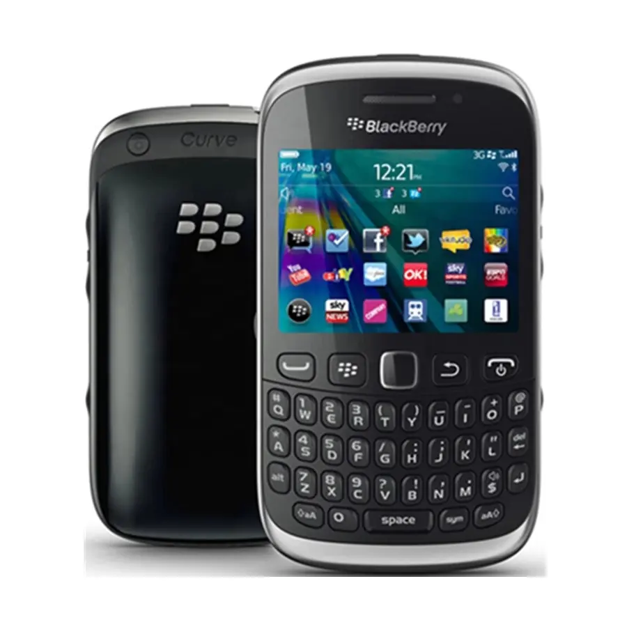 Für Blackberry Curve Mobiltelefone 3MP QWERTY FM-Radio GPS WIFI 3G entsperrtes Handy