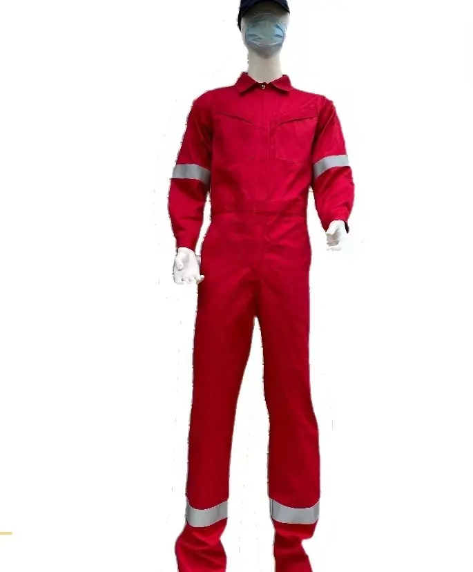 Macacão de segurança industrial preto para homens, roupa de trabalho industrial, resistente a óleo e resistente ao fogo, fr