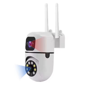 Cámara de red CCTV domo de 4MP con doble lente para interior/exterior, detección de movimiento, visión nocturna, almacenamiento de datos en la nube, Sensor WIFI PTZ CMOS - Product Image 2