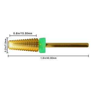ProBerra tırnak matkap ucu matkap ucu tırnak iki yönlü sol veya sağ Handed - 3XC XXC XC C M F XF XXF karbür 5 in 1 Bit hızlı kaldırmak - Product Image 2