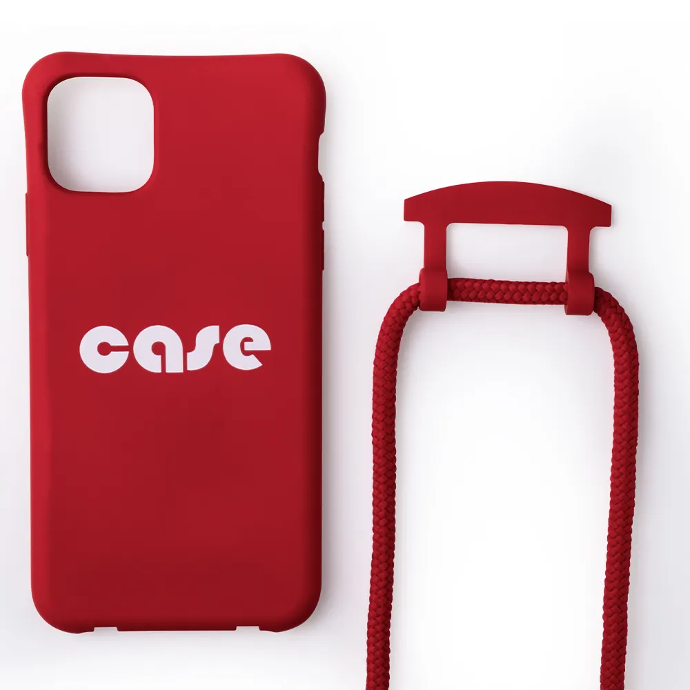 Design sua própria ideia para iphone 11 case com alças removíveis de colar/corda para iphone 14 case