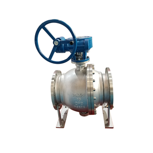 Q341H-16R Q341H-25R elektrikli paslanmaz çelik türbin küresel vana DN350 PN16 CF8 A351 su OEM için desteklenen - Product Image 2