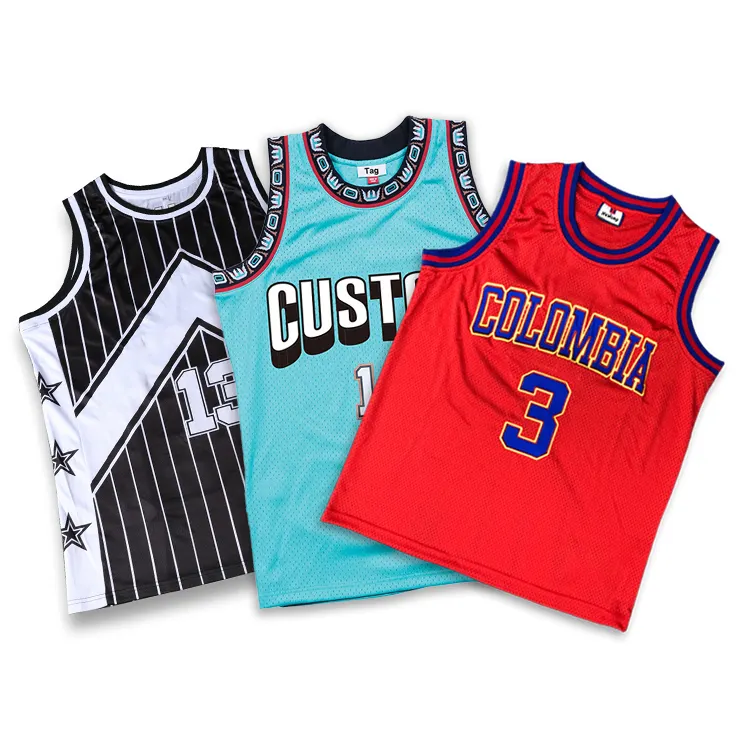 Camisa de basquete personalizada bordada, uniforme de basquete