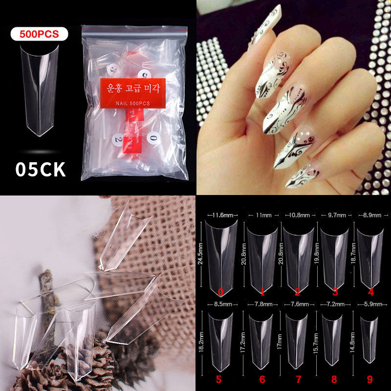 #9Clear 500pcs
