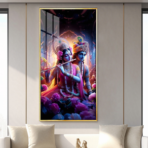 Ganesh Phật pha lê sứ tường nghệ thuật cao cấp hiện đại tối giản Thiết kế trang trí nội thất bức tranh kim cương cho ngôi nhà hiện đại - Product Image 4