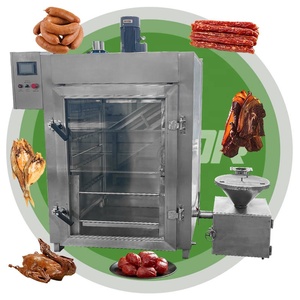 培根全鸡肉食品吸烟者屋干燥餐厅燃气电烤箱鱼和肉烟雾机 - Product Image 1