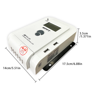 10A 20A 30A 40A 50A 60A Mppt Pwm Solars teuerung 12V 24V Auto regler Regler Solar panel Batterie lades teuerung - Product Image 5