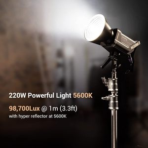 SmallRig RC 220D ชุดไฟวิดีโอ LED 2 แพ็ค 98700 LUX, เอฟเฟกต์แสง 9 ช่อง, การควบคุมแอพ, แสงสตูดิโอระดับมืออาชีพ-4009 - Product Image 2