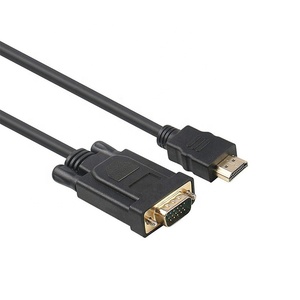 1.8m <strong>HDMI</strong> Male <strong>Input</strong> to VGA Male <strong>Output</strong> Video Converter Adapter Cable <strong>Laptop</strong> to Monitor