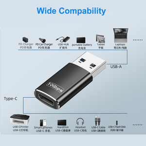 USB3.2 vlusb A erkek USB C dişi adaptör 10Gbps USB A C dönüştürücü VL162 çip ile - Product Image 3