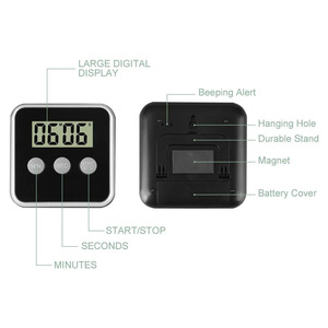 Conto in alto verso il basso Timer elettronico magnetico di supporto con allarme veloce impostazione per la cottura del conto alla rovescia digitale da cucina Timer - Product Image 4