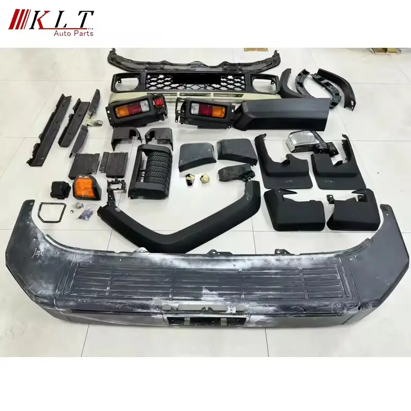 KLT car accessories facelift upgrade 2024 1:1 front bumper bodykit for land cruiser 79 series lc79 lc70 fj79