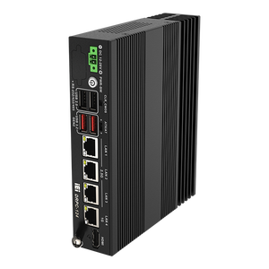 IEI DRPC-124-EHL Fanless DIN-Rail <strong>Embedded</strong> System <strong>Compact</strong> Industrial Mini PC - Product Image 1