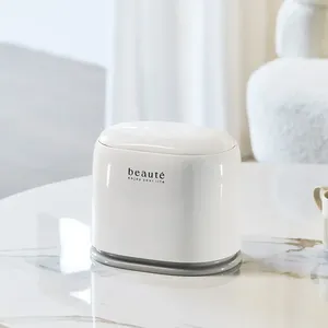 Desktop Waste Bin with Lid Universal Office Organizer Storage Home <strong>Garbage</strong> Basket <strong>Container</strong> Table Trash Small Can