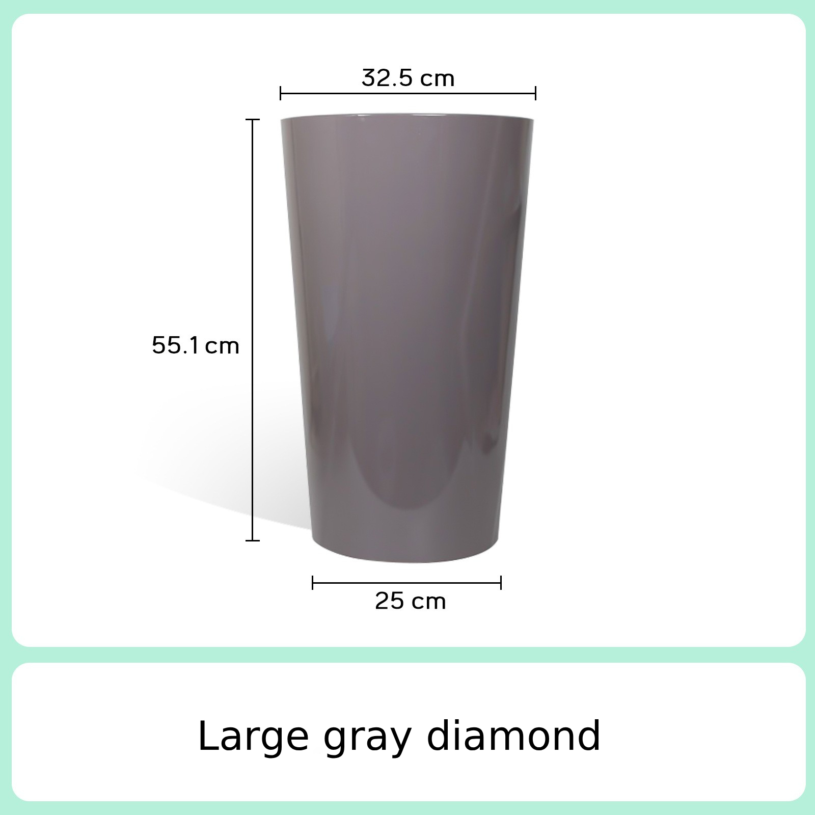 Gros diamant gris