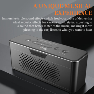Cyboris Metal 60W 3D声音蓝牙扬声器，无线便携式扬声器深低音音箱支持<span class=keywords><strong>USB</strong></span>、tf卡、AUX、TWS