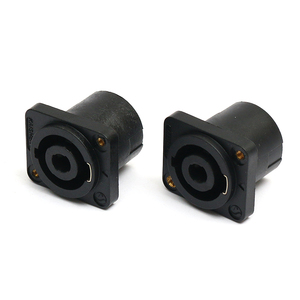 Conector de altavoz de audio profesional con enchufe de audio 6,35 de muestra gratis OEM Micrófono de enchufe hembra de cuatro núcleos con ohmios cuadrados - Product Image 6
