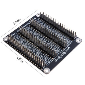 GeeekPi GPIO pannello di espansione Breadboard facile Multiplexing Board da uno a quattro con vite per lampone PI 2 3 4B 5 - Product Image 1