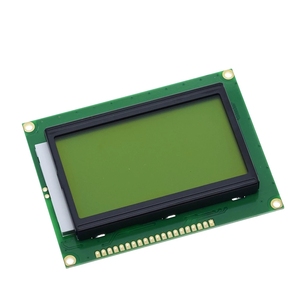 128*64 punti modulo LCD 5V schermo verde 12864 LCD con retroilluminazione ST7920 porta parallela LCD12864 modulo LCD - Product Image 1