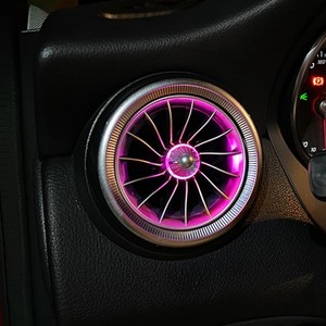 W176 EQS stil ön hava delikleri 12 renk LED ortam ışığı mercedes-benz a-class 2013-2018 CLA W117 W117 GLA Air hava çıkışı - Product Image 5