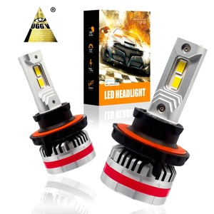 หลอดไฟหน้า LED 130W UGT20อุปกรณ์เสริมสำหรับรถยนต์ที่มีชิป CSP มีสัญญาณ H1 9005 H3ชุดเปลี่ยนไฟหน้า H11