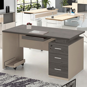Fábrica al por mayor Diseño simple Muebles de alta calidad Mesa ejecutiva Escritorio de computadora para una sola persona para uso de oficina - Product Image 6