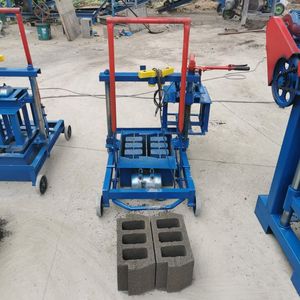 Máquina de fabricación de bloques de hormigón, máquina de bloques de pavimentación y ladrillos huecos con PLC y motor para procesamiento de moldes de arena - Product Image 3