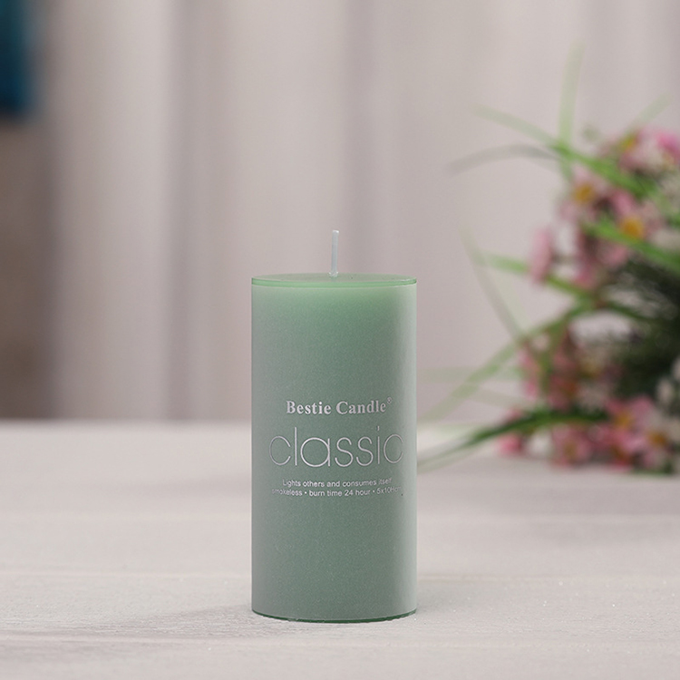 Pink Beautiful Macaron Wax Tea Light Candle Green Favors Scent, Luxury Candle For Home Scent Gift Set