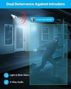 ZOSI 8CH 5MP Spotlight Home PoE <strong>Security</strong> Camera <strong>System</strong> 8CH 5MP NVR With 2TB HDD Outdoor PoE <strong>IP</strong> Cameras <strong>System</strong>