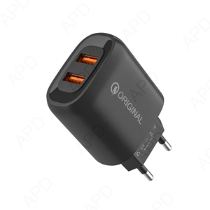 Smart 2x <strong>USB</strong> <strong>Power</strong> Supply <strong>Adapter</strong> 10W 5V/2.4A Charging Head EU/US Plug for Laptop Mobile Phone 5A/2A <strong>Output</strong> Currents for Camera - Product Image 3