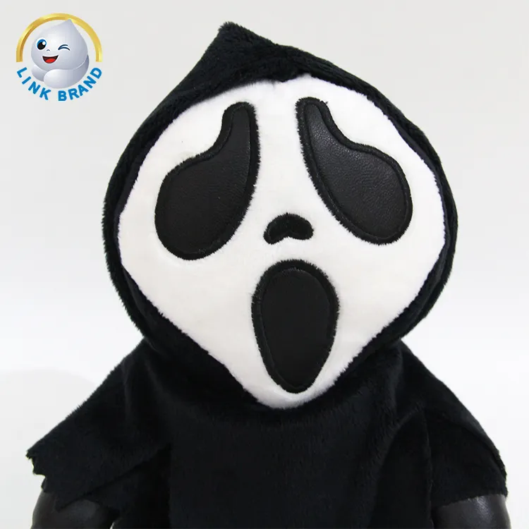 Nuovo Design Bedtime Toys incredibile peluche scheletro senza volto Cartoon Ghost Face peluche per regalo a sorpresa