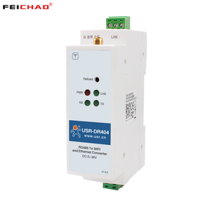 USR-DR404 Din导轨RS485至WiFi以太网转换器RS485至802.11 a/b/g/n WLAN串行设备服务器双向传输 - Product Image 6