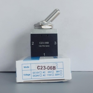 C23-06A /C23-06B/C23-06H pnömatik geçiş vana hava geçiş vana parçaları anahtarı 3 pozisyon 5way/ 3way 2 pozisyon - Product Image 5