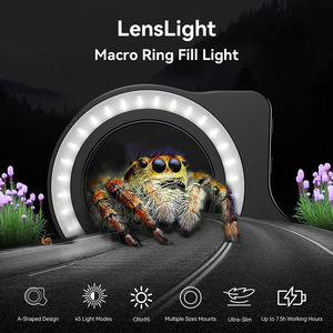 ไฟเติม LED วงแหวนแบบบางสำหรับถ่ายภาพมาโครโทรศัพท์มือถือไฟส่องสว่าง360 ° APL-FL26 - Product Image 4