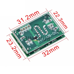 Módulo de sensor de radar de microondas activo DC de 5,8 GHZ Interruptor de sensor de microondas de radar Doppler