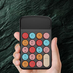Mini 2.4G Wireless <strong>Numeric</strong> <strong>Keyboard</strong> Green <strong>Numeric</strong> <strong>Keyboard</strong> External Circular <strong>Keyboard</strong> for Financial Accounting