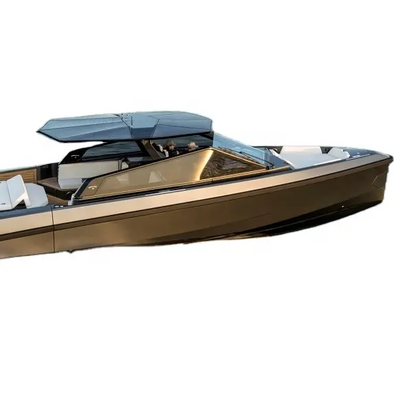 Barco de pesca de aluminio CE, bote de remos, material de 6,5 M21 pies, casco de aluminio, tipo bote, gran oferta