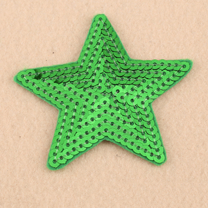 新款铁星形心形贴花贴片亮片贴片 - Product Image 4