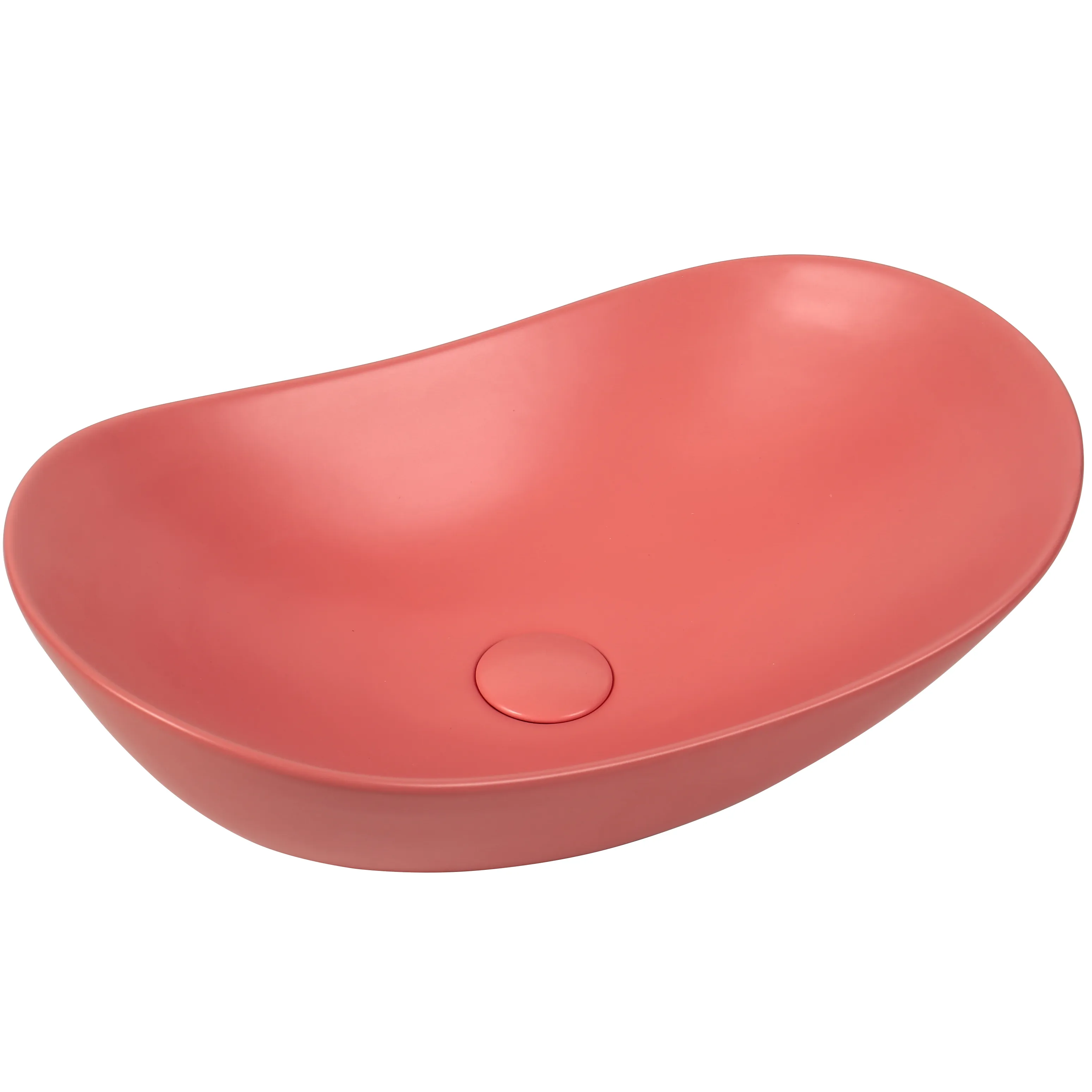 CDPH 핫 세일 세라믹 핑크 세면대 욕실 장식 캐비닛 카운터 상단에 대한 컬러 싱크