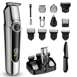 Có Thể Sạc Lại Chuyên Nghiệp Cắt Tóc Grooming <span class=keywords><strong>Kit</strong></span> Cắt Tóc Tông Đơ Điện <span class=keywords><strong>Kit</strong></span> Tóc Cắt Với Hiển Thị Kỹ Thuật Số - Product Image 6
