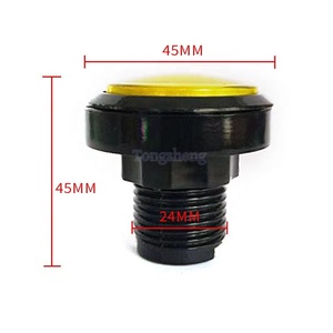 Round 45mm Led <strong>Light</strong> <strong>Push</strong> <strong>Button</strong> <strong>Switch</strong> with 5 Color Choose for Arcade Machine-Arcade Machine <strong>Button</strong> - Product Image 4