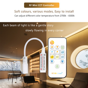 New <strong>Wireless</strong> RF 13 Key Mini CCT <strong>Controller</strong> with Small Brightness Adjustment Size and Easy Wiring - Product Image 5