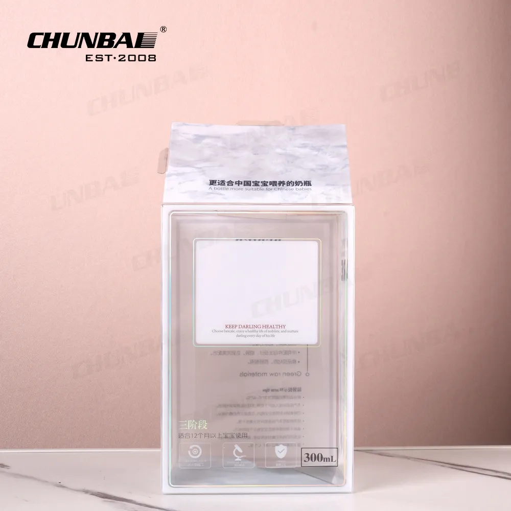 Hersteller aus China Kleine kunden spezifische kosmetische rechteckige PET PVC Kunststoff klare Geschenk verpackung Box Fall transparente Boxen