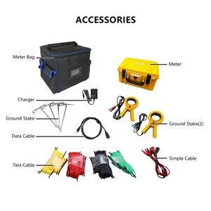 ETCR3200C เครื่องวัดหลายตำแหน่งเครื่องทดสอบความต้านทานดินแบบหนีบคู่ - Product Image 6
