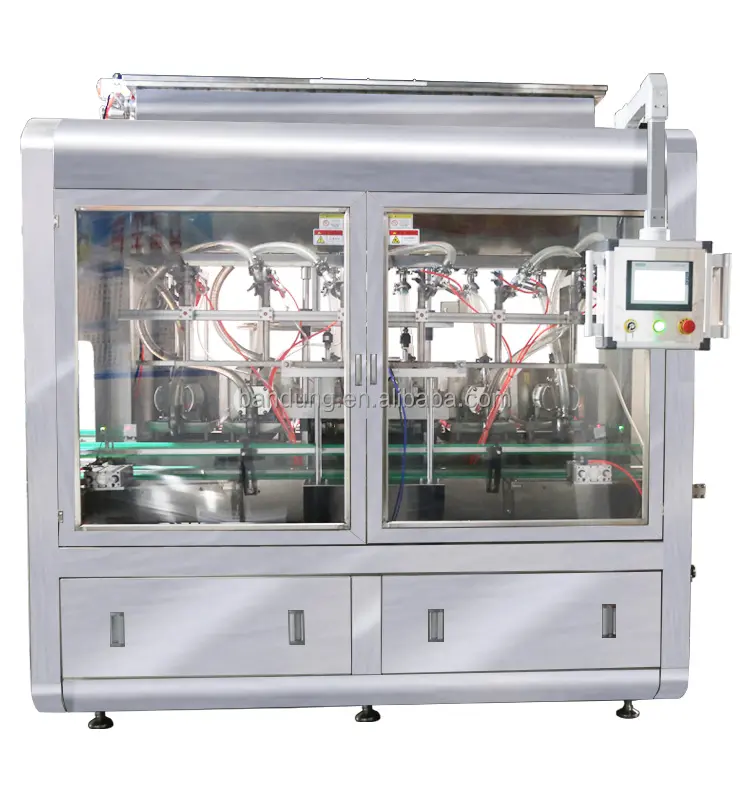 Machine de remplissage automatique de bouteille de gommage corporel de sucre de pompe à piston de lobe de rotor