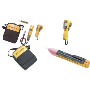 Fluke-Kit de pinza de corriente, multímetro digital portátil CAT III 600V, pantalla (recuentos): 4000 (940910040609), kit de pinza de corriente,/62MAX +/1AC, - Product Image 1