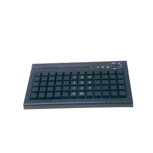 热销60键可编程USB键盘KB60，带可选磁条读卡器，用于POS系统 - Product Image 2
