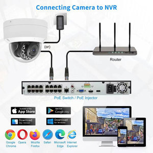 8MP IR vandalizm geçirmez güvenlik PoE IP yarım küre kamera OEM/ODM su geçirmez açık su geçirmez CCTV ağ kamerası - Product Image 6