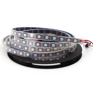 Адресуемая WS2813 пикселей WS2812B RGB полноцветная светодиодная лента индивидуально цифровая программируемая SPI DMX512 умная Светодиодная лента - Product Image 2